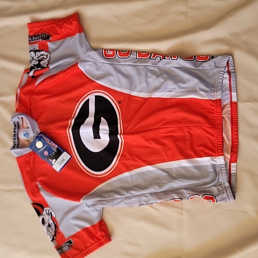 NWT UGA University of Georgia Cycling Jersey XXL